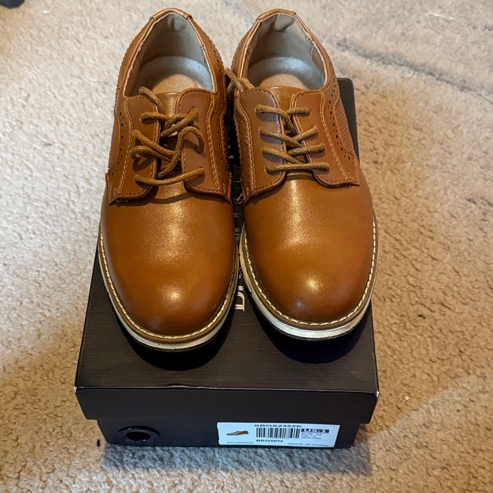 Boy’s Brown Leather Shoes